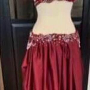 Elegant Red Women's Dress
